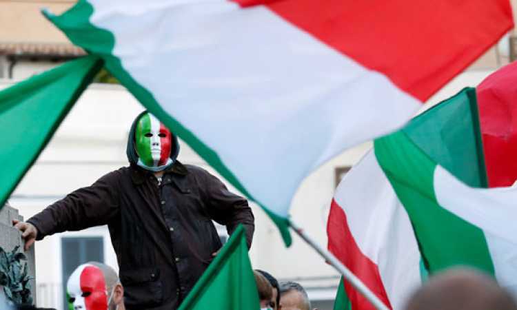 مظاهرات إيطاليا