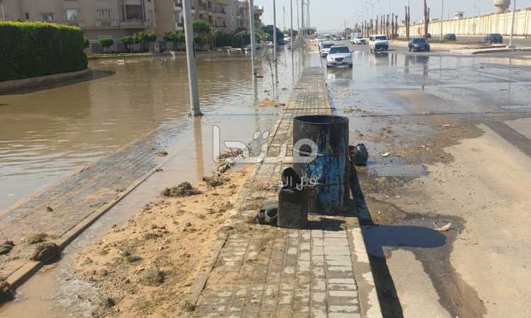 تسريب بمحطة الصرف الصحى فى القاهرة الجديدة