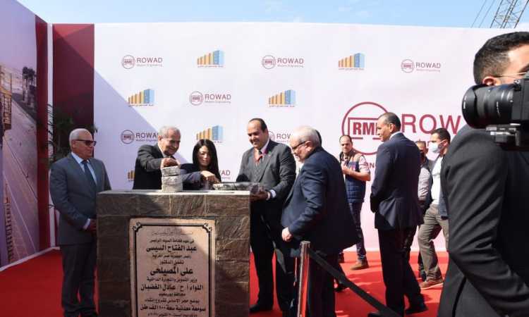 وزيرا التموين والتعاون يضعان حجر أساس صومعة حبوب ببورسعيد