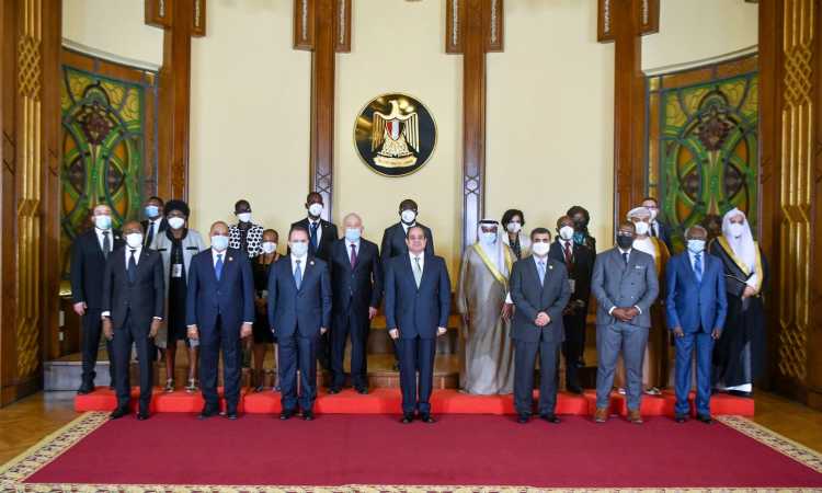 السيسى والنواب العموم العرب والأفارقة