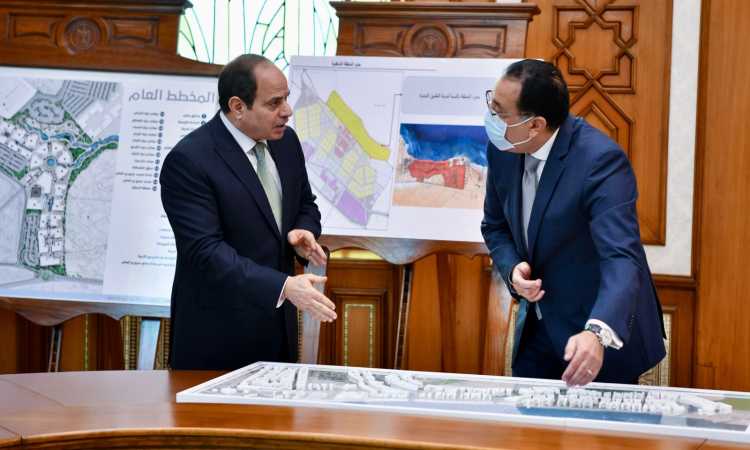 السيسى ومصطفى مدبولى