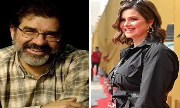 يسرا اللوزى ووالدها