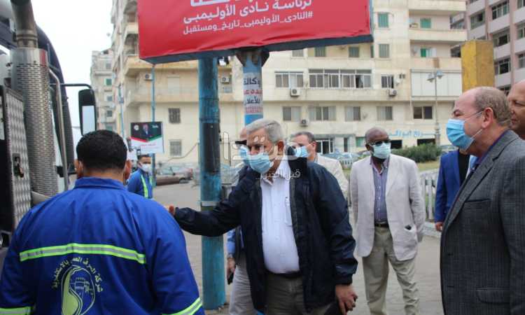 رئيس القابضة لمياه الشرب فى الأسكندرية
