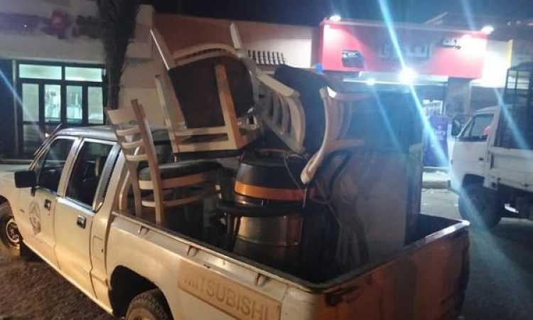 رفع الإشغالات بمدينة الشروق