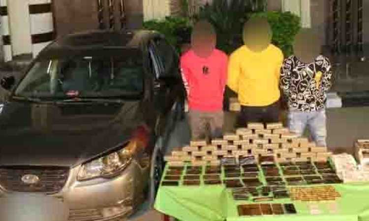 الداخلية تنجح فى ضبط 500 طربة لمخدر الحشيش بحوزة عدة عناصر إجرامية بال