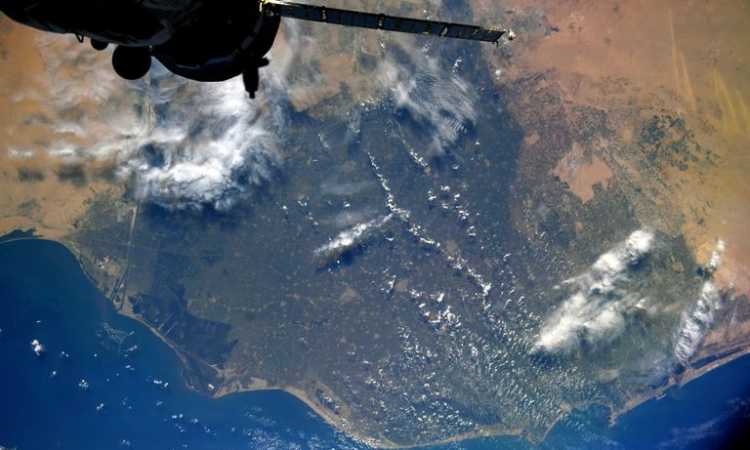 رائد فضاء روسى يلتقط مشهدا مذهلا لمصر