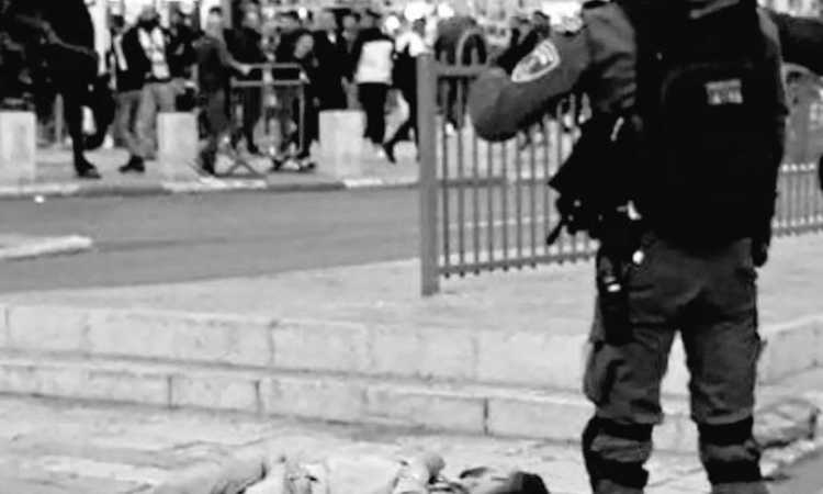 إطلاق نار على شاب فلسطينى