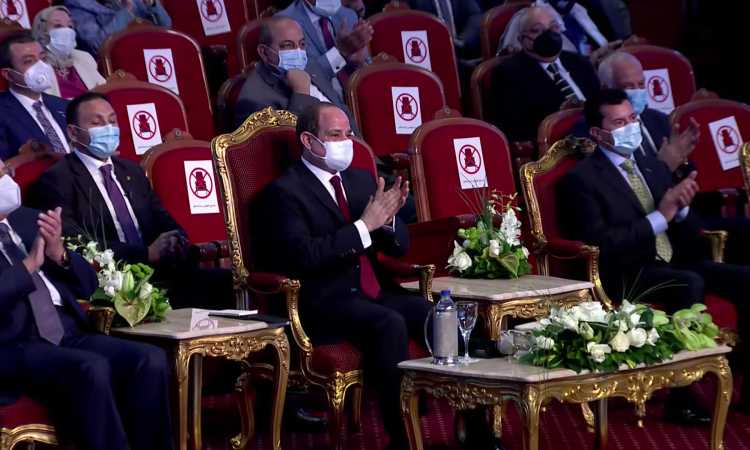 الرئيس عبد الفتاح السيسي يشهد احتفالية قادرون باختلاف