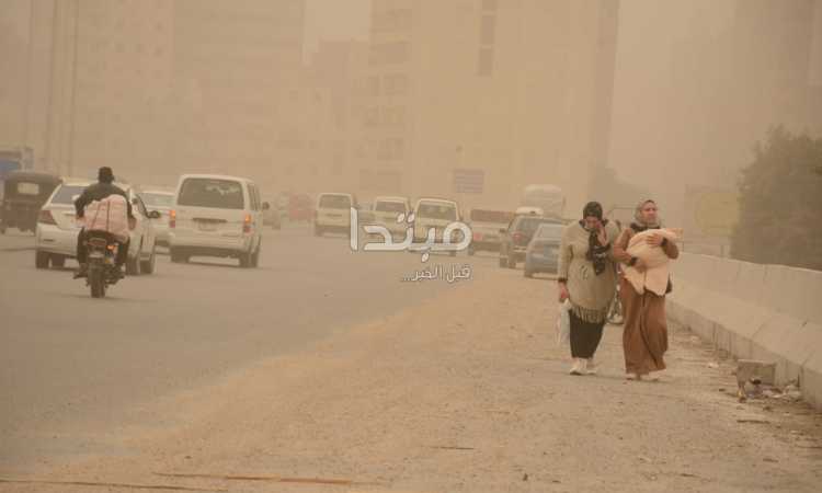 الرياح المحملة بالرمال