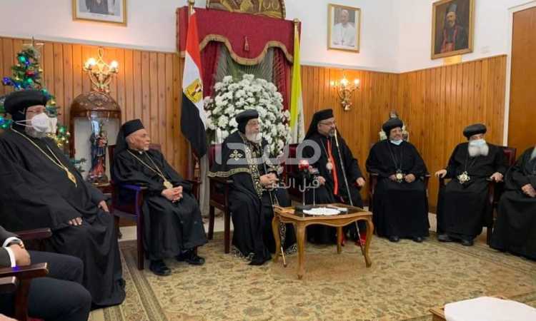 البابا تواضروس يهنئ الكاثوليك بعيد الميلاد