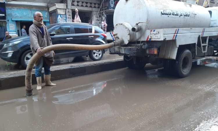 شفط مياه الأمطار
