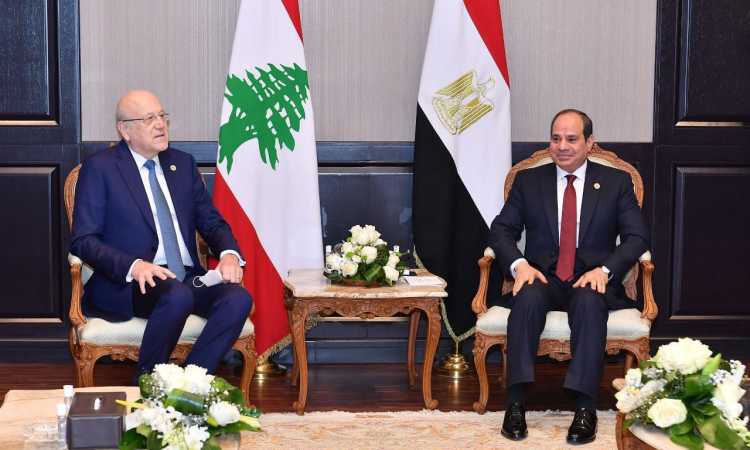 السيسى وميقاتى