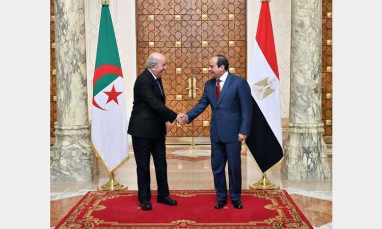 السيسى ونظيره الجزائرى