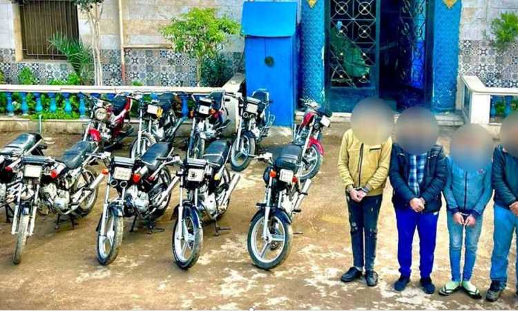 عصابة سرقة الدراجات النارية