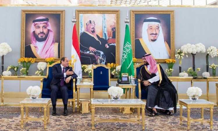وصول الرئيس السيسى إلى السعودية
