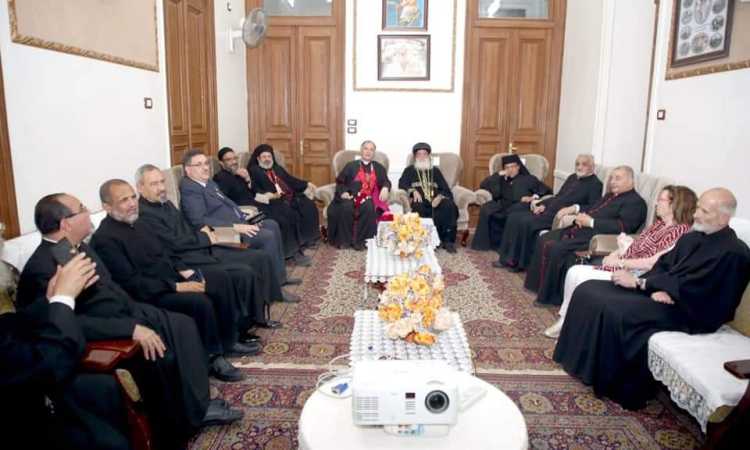 زيارة سفير الفاتيكان لمطرانية طهطا