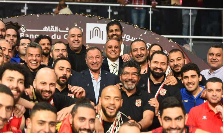 ‎الخطيب يهنئ سلة الأهلى بدورى السوبر