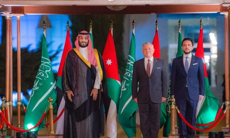 ملك الأردن وولى العهد السعودى