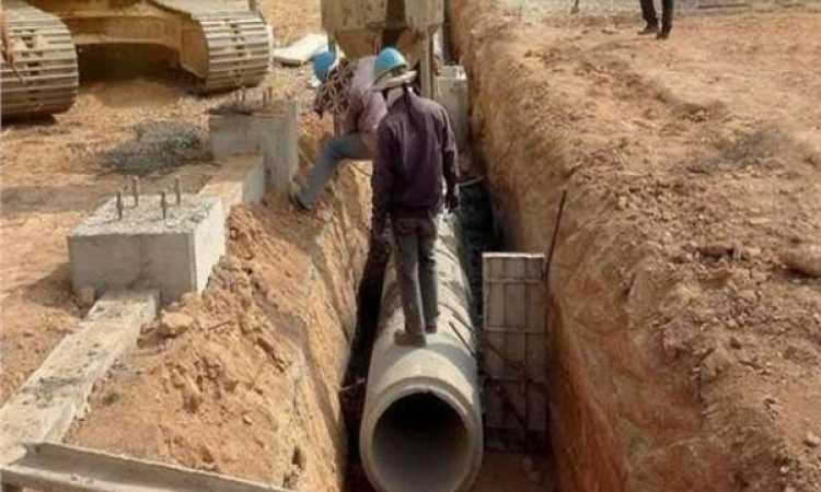 مشروعات الصرف الصحى فى مبادرة حياة كريمة