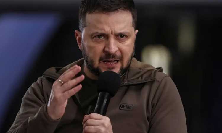 الرئيس الأوكرانى فلاديمير زيلينسكى