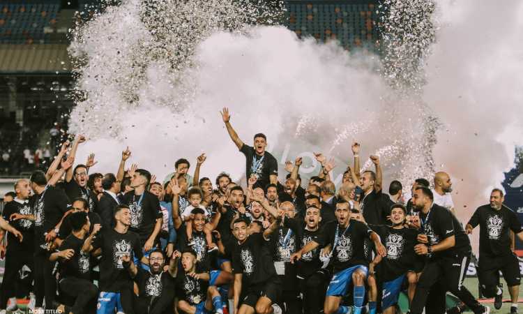 الزمالك يحتفل بكأس مصر