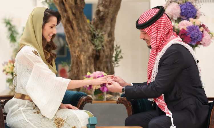 خطوبة ولى العهد الأردنى