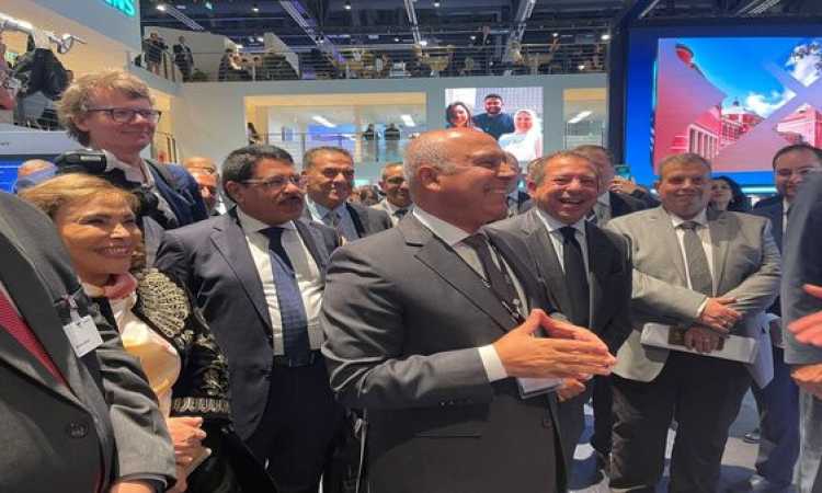 وزير النقل يزور معرض السكك الحديدية اينو ترانس