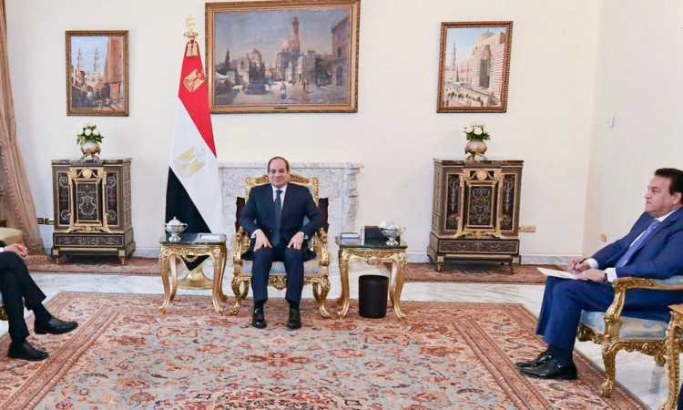 الرئيس السيسى ومدير الصحة العالمية