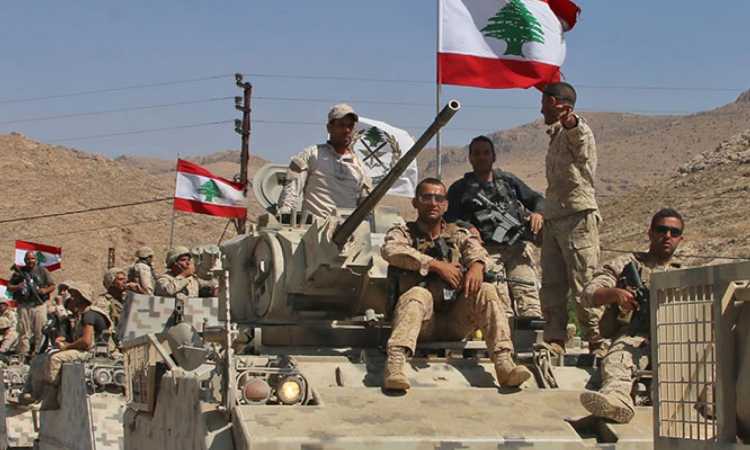 عناصر من الجيش اللبنانى