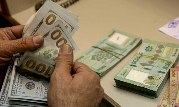 الدولار الأمريكى والليرة اللبنانية