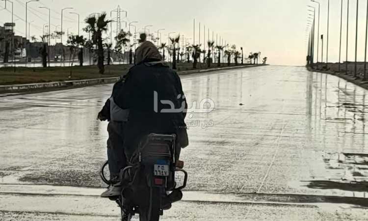 أمطار على مدينة 6 أكتوبر