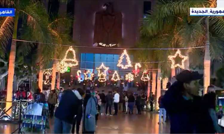 احتفالات المصريين بالعام الميلادى