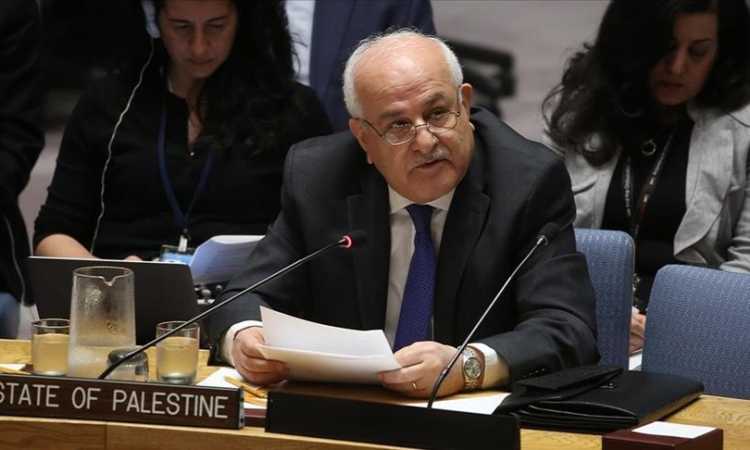 مندوب فلسطين الدائم لدى الأمم المتحدة رياض منصور