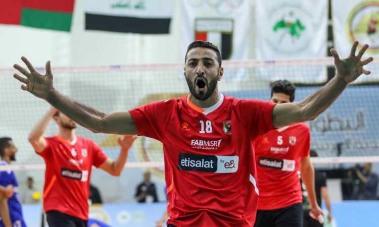 أحمد سعيد لاعب طائرة الأهلى
