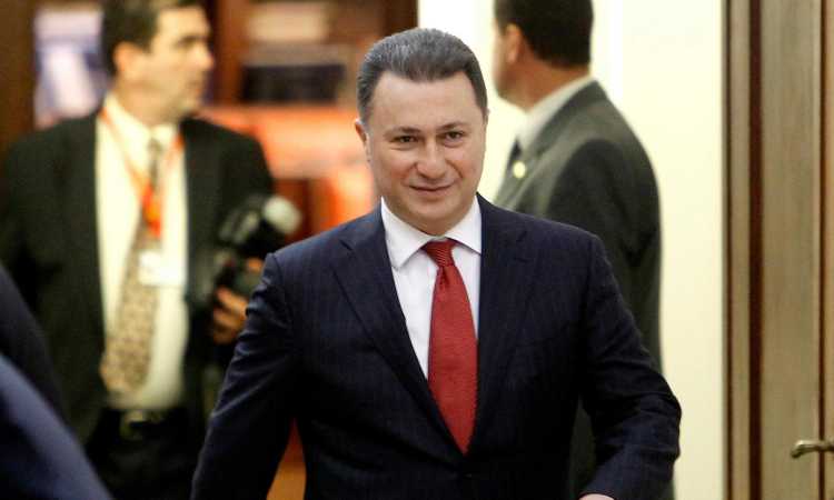 رئيس الوزراء المقدونى السابق نيكولا جروفسكى