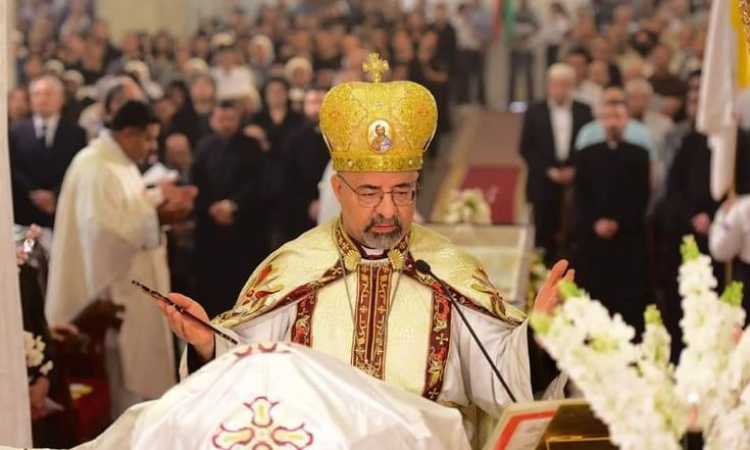 بطريرك الكاثوليك يترأس قداس وجناز الأنبا كيرلس