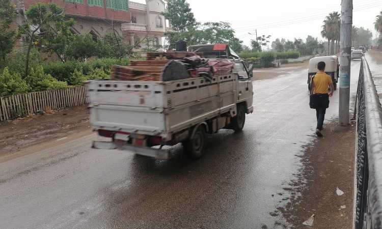 سقوط أمطار مفاجئة بالدقهلية