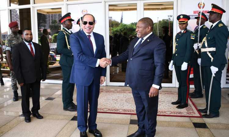 السيسي والرئيس الموزمبيقى