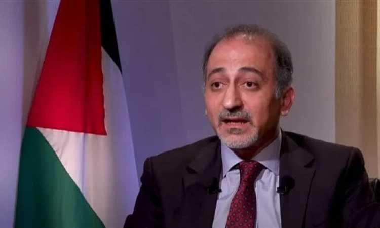 السفير مهند العكلوك مندوب فلسطين بالجامعة العربية