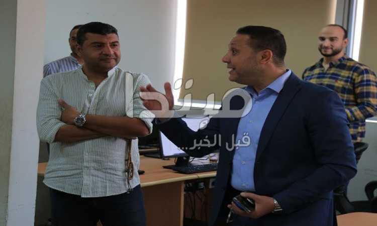 عبد الفتاح مصطفى يزور موقع مبتدا