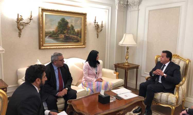 عبدالغفار ونائبة وزير صحة أرمينيا