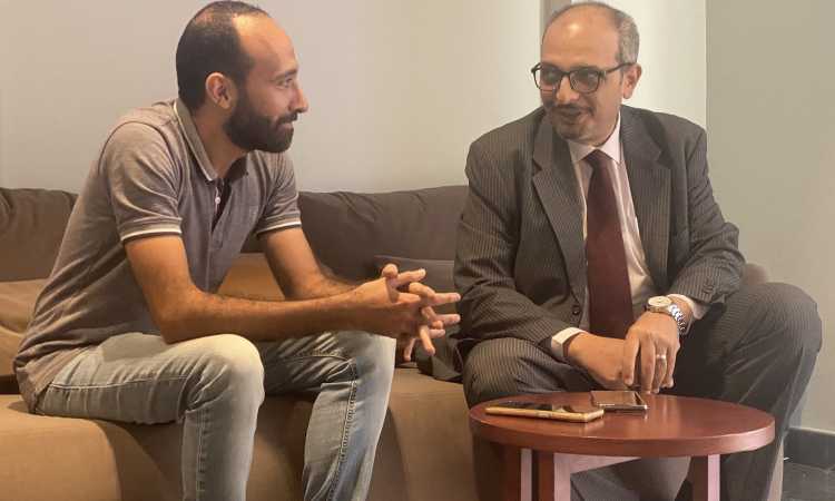 جانب من حوار محمد مصطفى أبو شامة مع مبتدا
