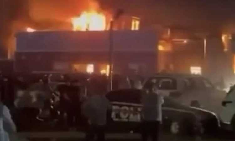 حريق هائل في حفل زفاف بمحافظة نينوى العراقية