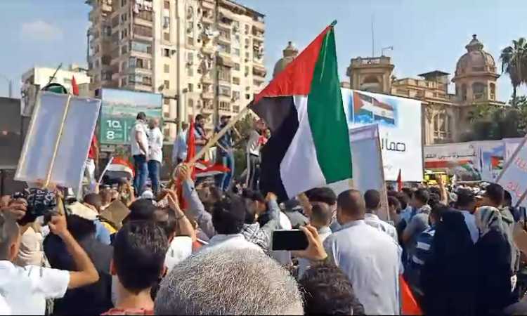 مسيرة حاشدة في المنصورة