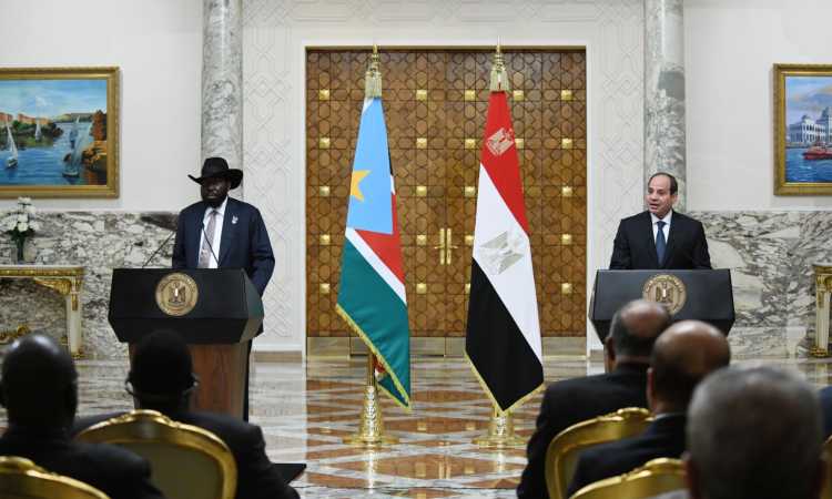 الرئيس عبد الفتاح السيسي يستقبل سيلفا كير