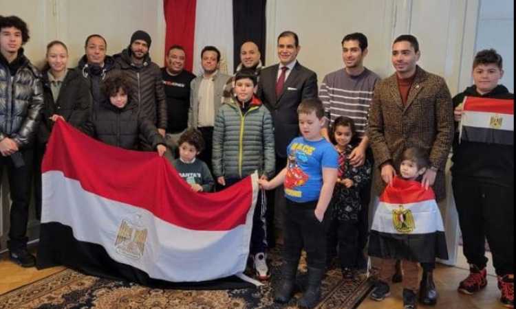 أبناء الجالية المصرية