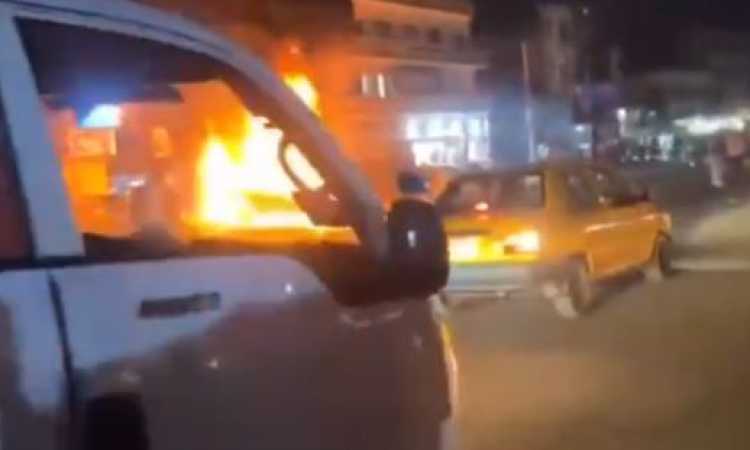 قصف سيارة في بغداد