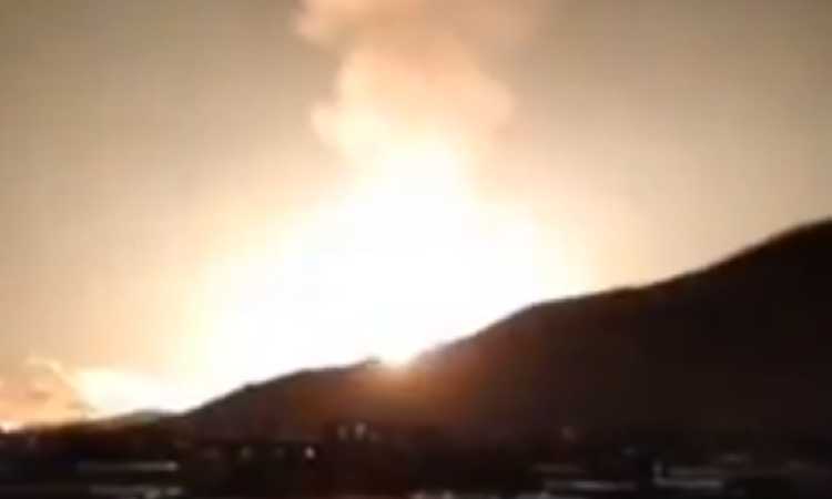 انفجار خط أنابيب الغاز الرئيسي في إيران