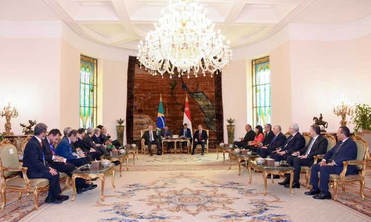 الرئيس السيسي ونظيره البرازيلي