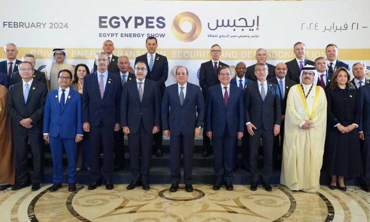الرئيس عبد الفتاح السيسي معرض مصر الدولي السابع للطاقة إيجبس 2024